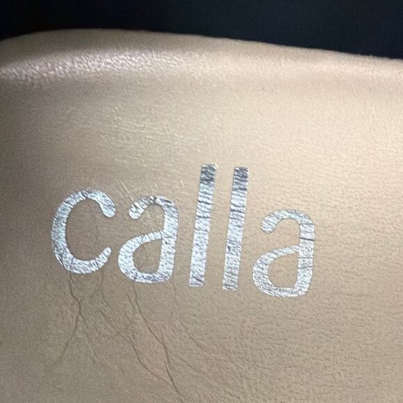 Calla Loafers Black Leather Gold Hardwear Made for Bunions 38.5 Made in Portugal - Picture 6 of 8